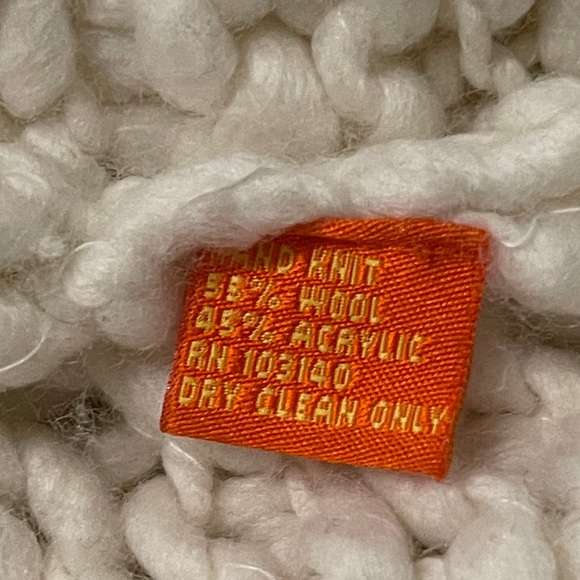 Saskia Knit Turtleneck Chunky Ivory Sweater - Picture 5 of 7